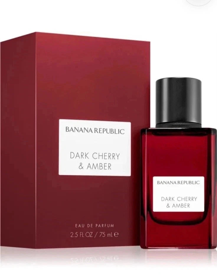 DARK CHERRY AMBER-BANANA REPUBLIC-EDP-SPRAY-2.5 OZ-75 ML-AUTHENTIC-MADE IN USA EDP