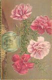 Flowers & plants greetings carnation vase Carnation