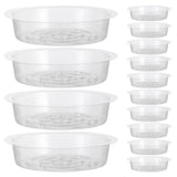 60 Pcs Gardening Tray Plant Dishes Saucer Drip Pan for Indoor Plants Garden Plants