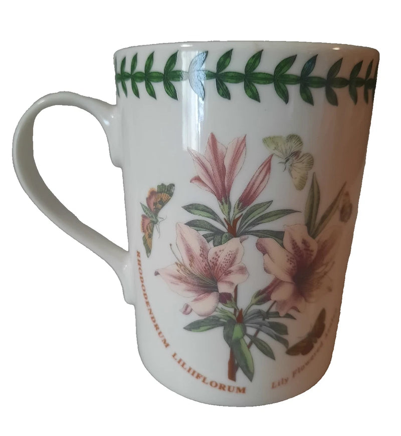 Portmeirion Botanic Garden Hydrangea Macrophylla w/ Butterflies Coffee Mug Hydrangea