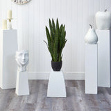 3Õ Sansevieria Snake Artificial Plant w/35 Lvs Home Office Decor. Retail $126 Green Plant