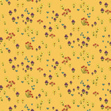 1/2 Yard Fabric - Itsy Bitsy Bloom Yellow by Belle & Boo for Michael Miller Flowering Plants