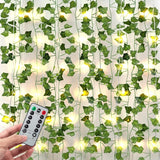 84Ft 12 Pack Artificial Ivy Garland Fake Plants, Ivy Vines Leaves with CE Certif Green Plant