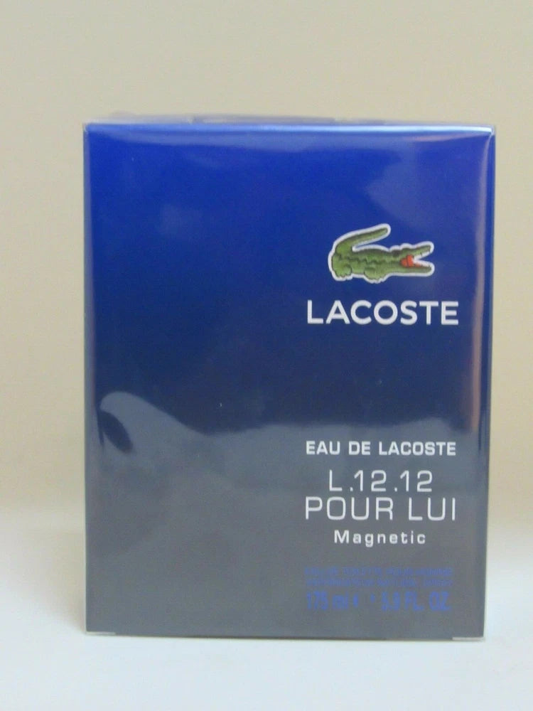 Lacoste Eau De Lacoste L.12.12 Magnetic Cologne for Men 5.9 oz/175 ml New In Box EDT