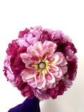 Handmade Pink Floral Bridal Bouquet Artificial Flower Bouquet