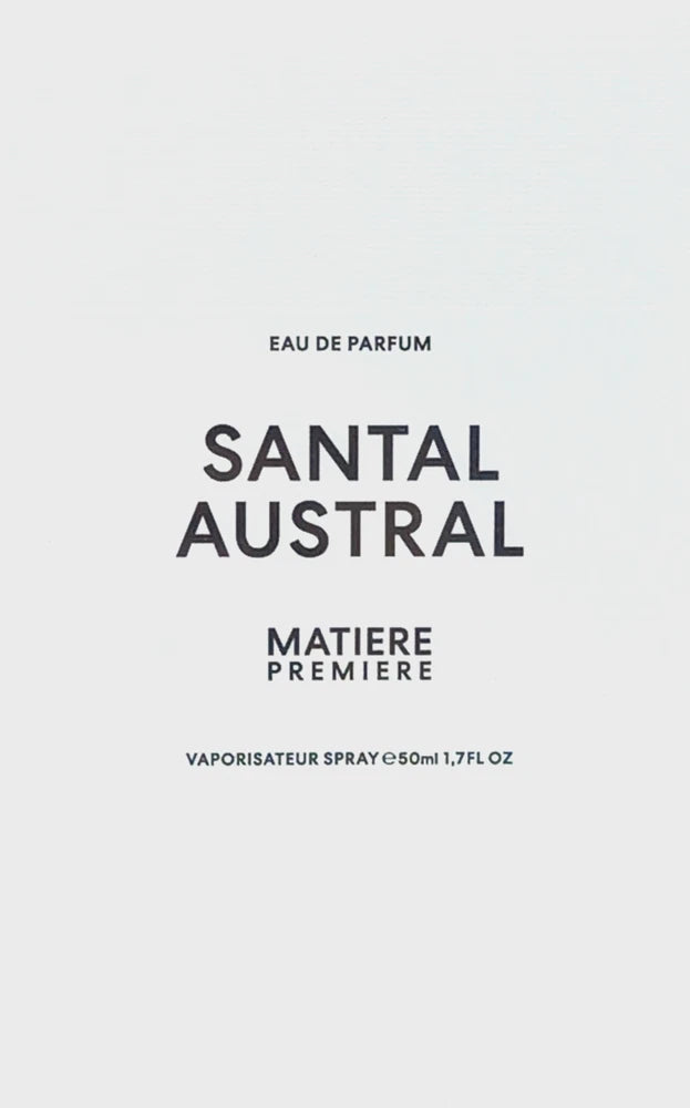 MATIERE PREMIERE SANTAL AUSTRAL EAU DE PARFUM SPRAY UNISEX 1.7 Oz / 50 ml NEW! EDP