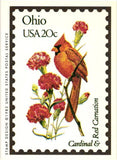 Ohio State Bird Cardinal State Flower Red Carnation Carnation