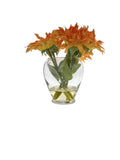 Flower Arrangment Faux Sunflower Real Look in Resin Water Home Decor Gift Sunflower