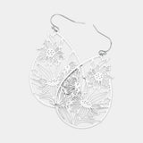 Filigree sunflower earrings Sunflower