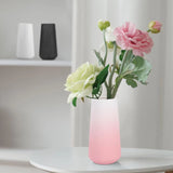 Gradient Pink Ceramic Vase,Small Cute Flower Vase for Pampas Grass, Home, Room Pampas Grass