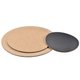 3pcs 6" 8" 10" Round Plastic Cork Plant Mat Cup Coaster Pad for Home Garden Pots Garden Plants