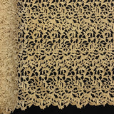 Heather Guipure Venice French Lace Embroidery Fabric 52" Wide Many Colors Flowering Plants