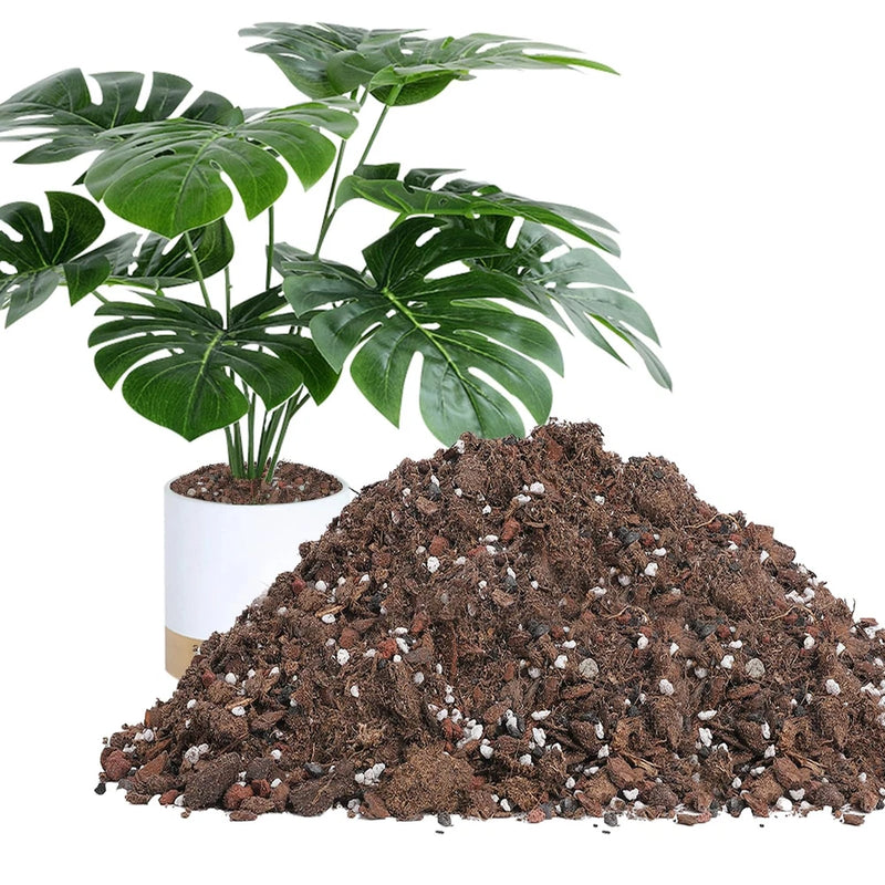 3.2QT Monstera Soil Potting Mix - Natural Organic Tropical Plant 3.2 Quarts Orchids