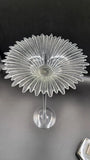 Vintage Tall stem Glsss Sunflower Candle voltive Sunflower