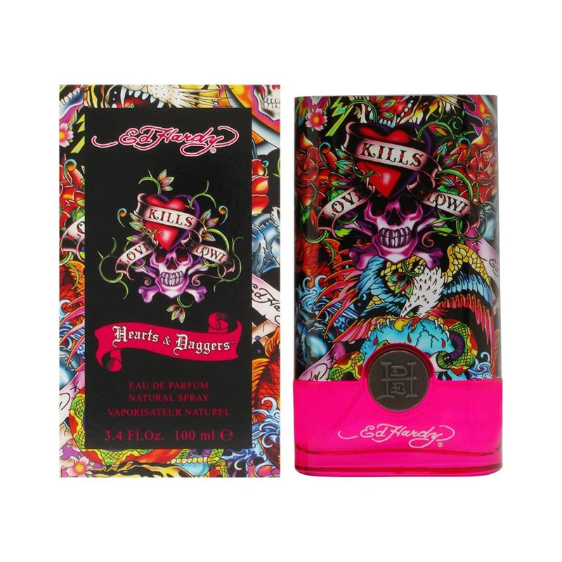 Ed Hardy Hearts & Daggers by Christian Audigier for Women 3.4 oz EDP Spray EDP