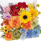 TINGE TIME Fake Flowers Artificial Flowers Peonies Bulbous Chrysanthemum Daisy Hydrangea