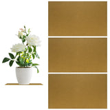 3-Pack Cork Plant Coasters, 13 Inch Square Cork Plant Mats for Garden [Brown] Garden Plants