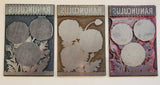 (3) Etching Engraved Metal Printing Machine Press Plate Stamp ~ Ranunculus Ranunculus