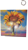 MELTING SUNFLOWER by PPuzzling Z-583 complete w Flower Poster Sunflower