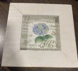 Lady Jayne Ltd Hydrangea 8Óx8Óx1.5Ó Cast Wall Art Hydrangea