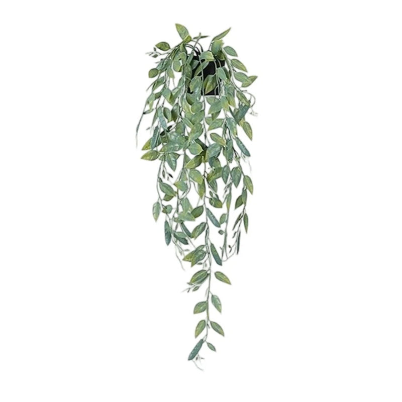 Decorative Fake Small Potted Plants with Mandala Leaves for Indoor Settings Green Plant