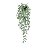 Decorative Fake Small Potted Plants with Mandala Leaves for Indoor Settings Green Plant