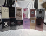 6 Women's And 6 Men Fragrance  Eau de Parfum Spray, Wholesale Lot of 12 Bottles EDP