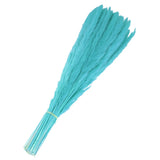 60Pcs Pampas Grass,17" Fake Pampas Grass for Wedding Decoration,Navy Blue Pampas Grass