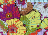 OOP Kaffe Fassett for Free Spirit - Lotus Leaf (GP029) - ANTIQUE - 1/2 YARD Flowering Plants