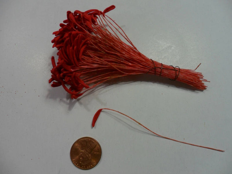 Vintage Red Lily Stamens -  Made in Japan Lily