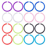 22 Gauge Hypoallergenic BioFlex Retainer Nose Ring Hoops Roses