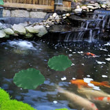 Lifelike Floating Lotus Leaves for Aquarium & Pool Decor Green Multiple Sizes Green Plant