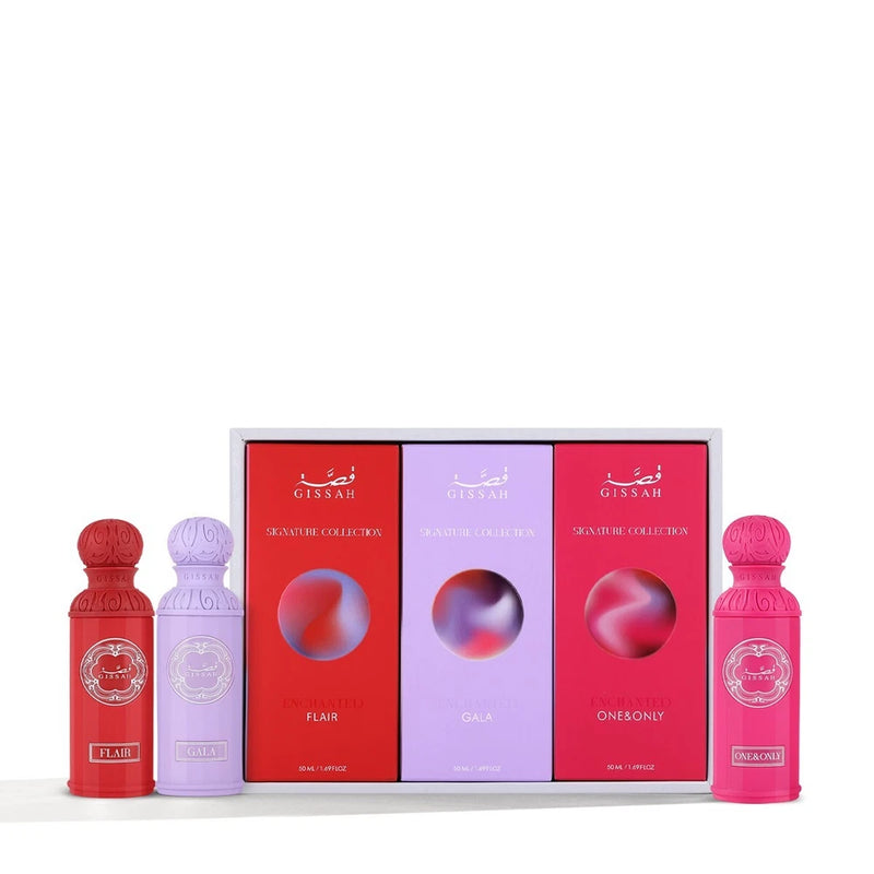 Enchanted Set By Gissah Fragrances 3X50m EDP _ Exprees Shipping NEW EDP
