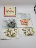Carnation Embellishments Darice Roses & Ribbons; 1Ó Rose W/leaves Antique Rose Carnation