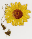 THE SUNFLOWER CALENDAR FOR 1892, flower shape yellow sunflower, complete R. Tuck Sunflower