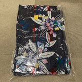 Hydrangea pattern? Dark blue or purple-colored fabric with flowers drawn on it Hydrangea