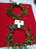 Maiden Hair Fern 10" Wreath lot of 2 new Craft item Green Plant