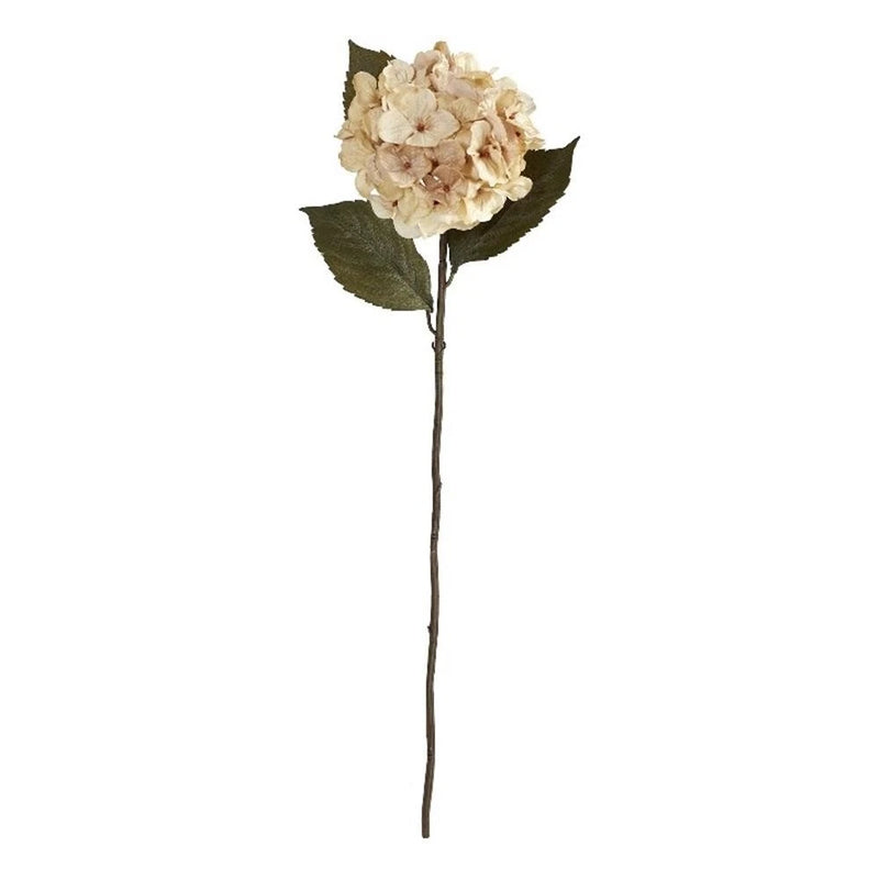 Nearly Natural 32" Hydrangea Artificial Flower (Set of 6) in Beige Hydrangea