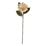 Nearly Natural 32" Hydrangea Artificial Flower (Set of 6) in Beige Hydrangea