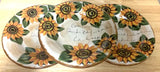 3 Dinner Plate Sunbelt Tabletops Lifestyles Unlimited Sun Flower Sunflower Sunflower