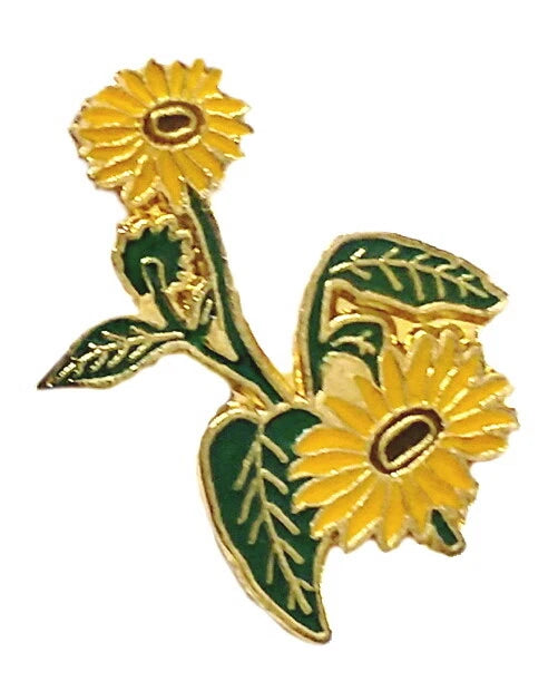 Support Ukraine Pin Sunflower Pin Ukraine Strong National Flower Lapel Pin Sunflower