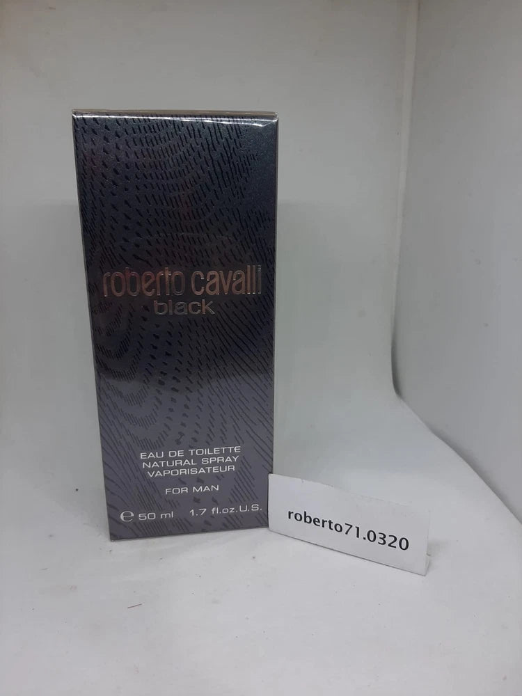 Roberto Cavalli Black Eau de Toilette ml 50 Spray New Very Rare EDT