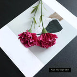 Long Lasting Carnation Simulation Flowers 10PCS Set for Home and Event Decor Carnation