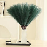 Pampas Grass Decor - 30pcs 24 Inch Artificial Pampas Grass 30 Pieces Green Pampas Grass