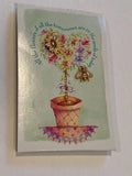 NEW Hallmark Pin Brooch Pair: Sunflower and Bumblebee - Friendship Inspirational Sunflower