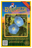 50 Heavenly Blue Morning Glory Wildflower Seeds - Everwilde Farms Mylar Packet Garden Plants