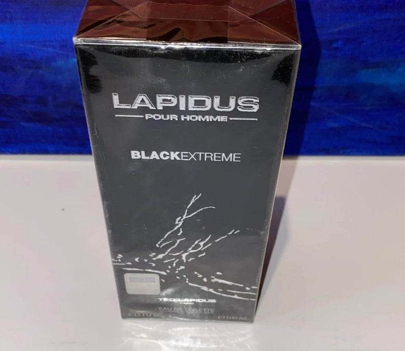 Lapidus Pour Homme Black Extreme by Ted Lapidus 3..3OZ/100 ML  EDT SPRAY SEALED EDT