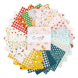 Serendipity  ~ 5" x 5" Squares, Riley Blake $3.99 Ships ANY Amount Of Fabric Flowering Plants