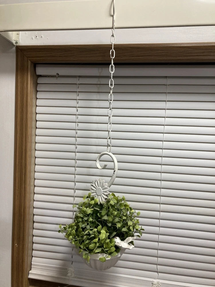 Hanging Planters With Artificial Green Foliage Green Plant
