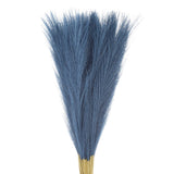 35Pcs Faux Pampas Grass,21" Fake Pampas for Wedding Decoration,Blue Pampas Grass